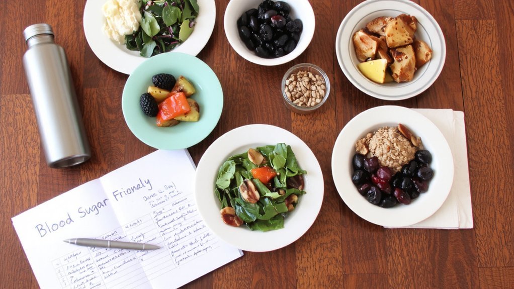 balanced timed fiber rich meals