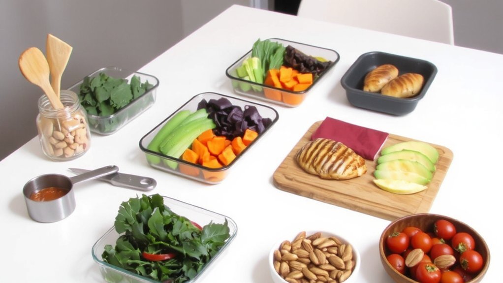 batch cook versatile meal components