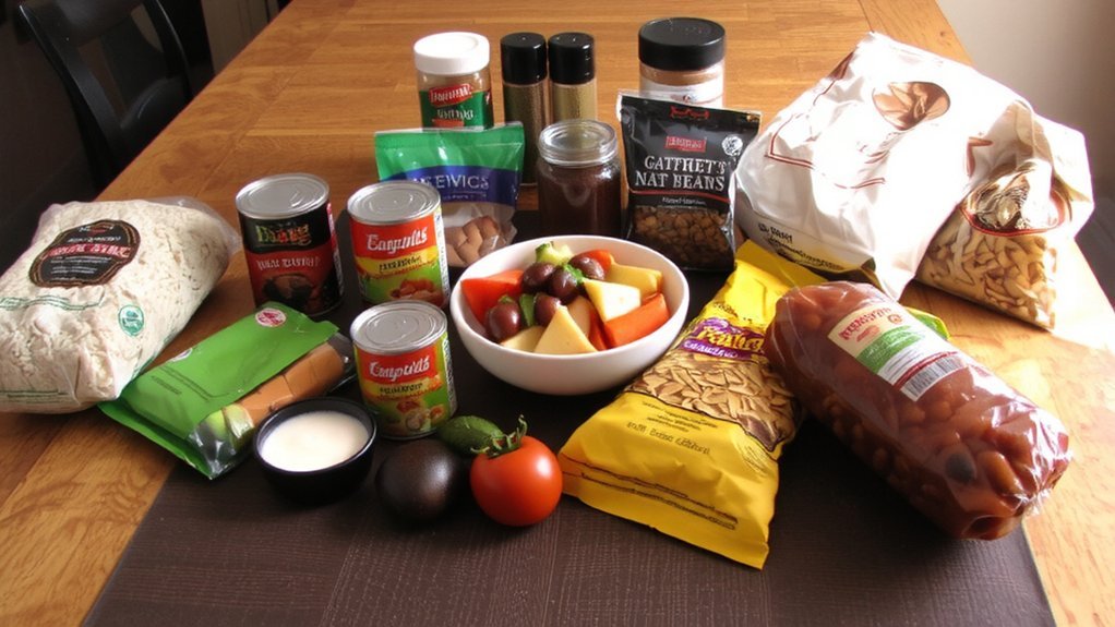 beans grains spices condiments