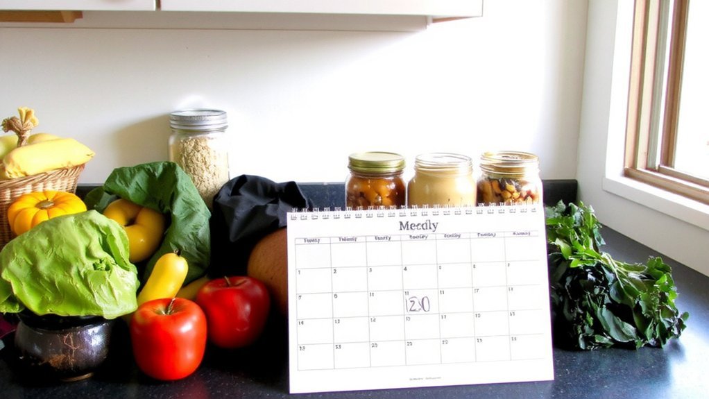 budgeted weekly grocery list