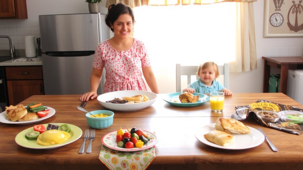 calm predictable mealtime approach