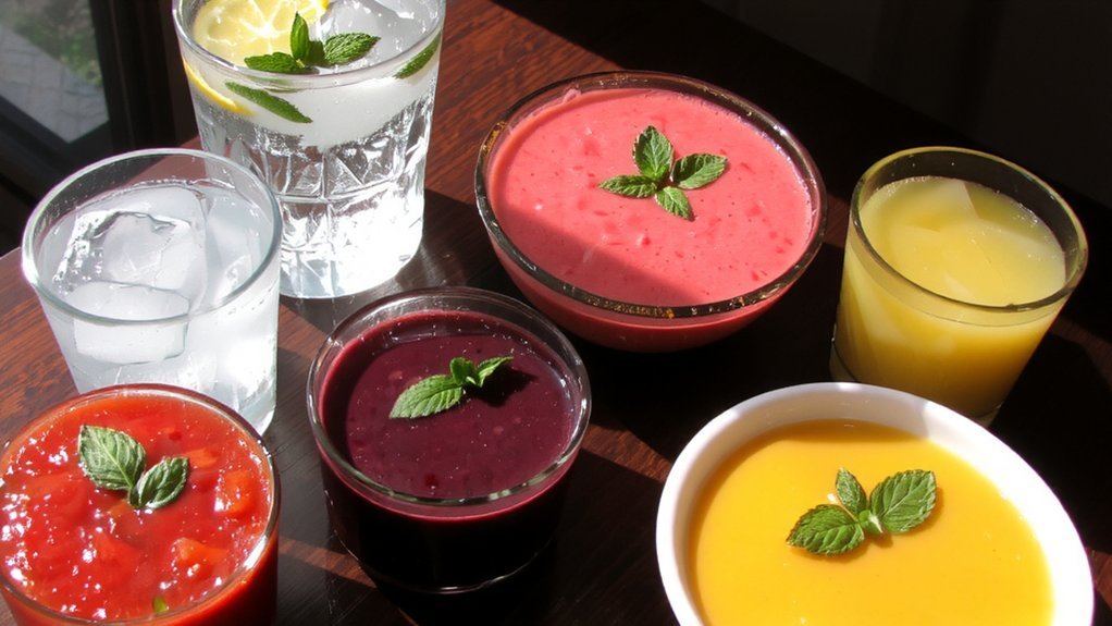 chilled soups smoothies spritzers
