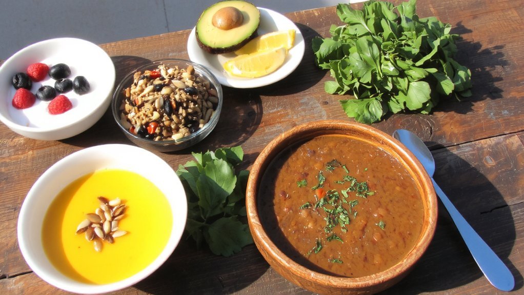 fiber forward balanced lunches