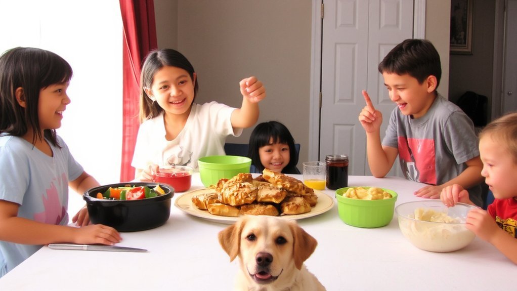 kid friendly rotating themed meals