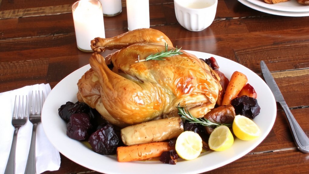 lemon garlic roast chicken