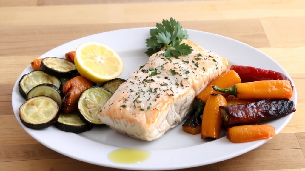 lemon herb salmon sheet pan