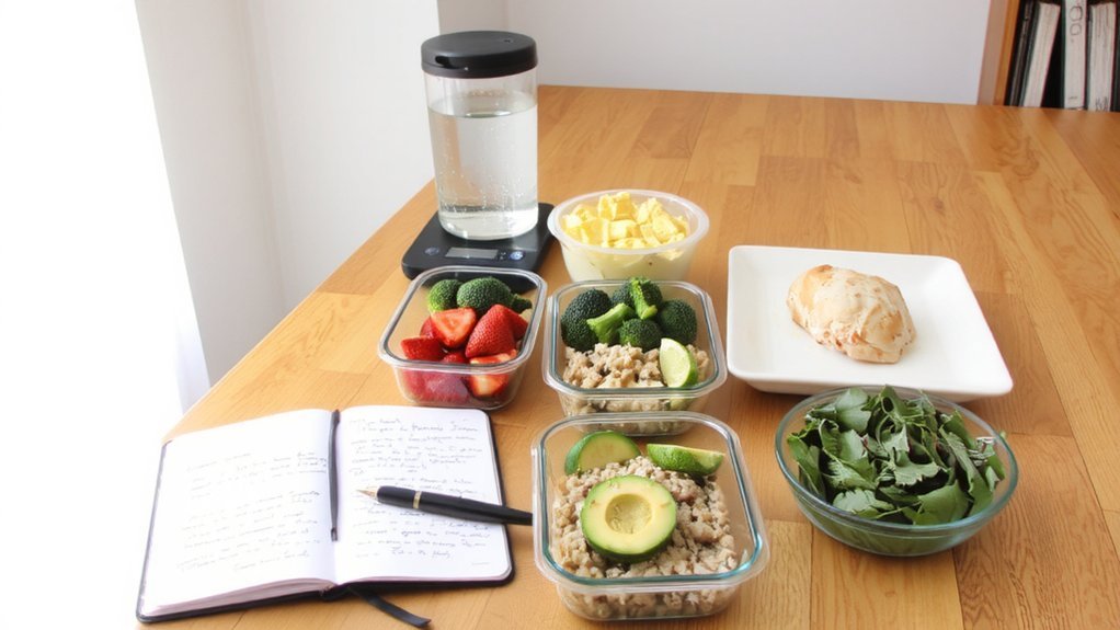 log meals prioritize protein