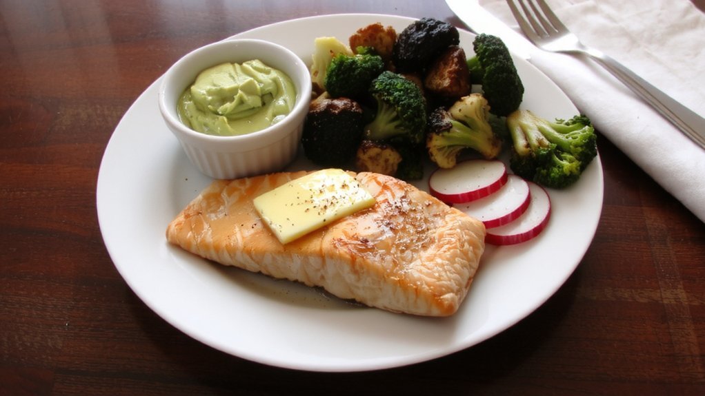 low carb high fat meal macros