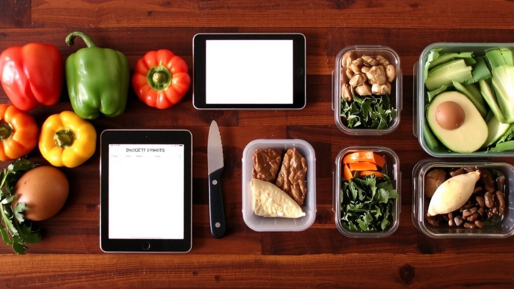 organized weekly grocery list