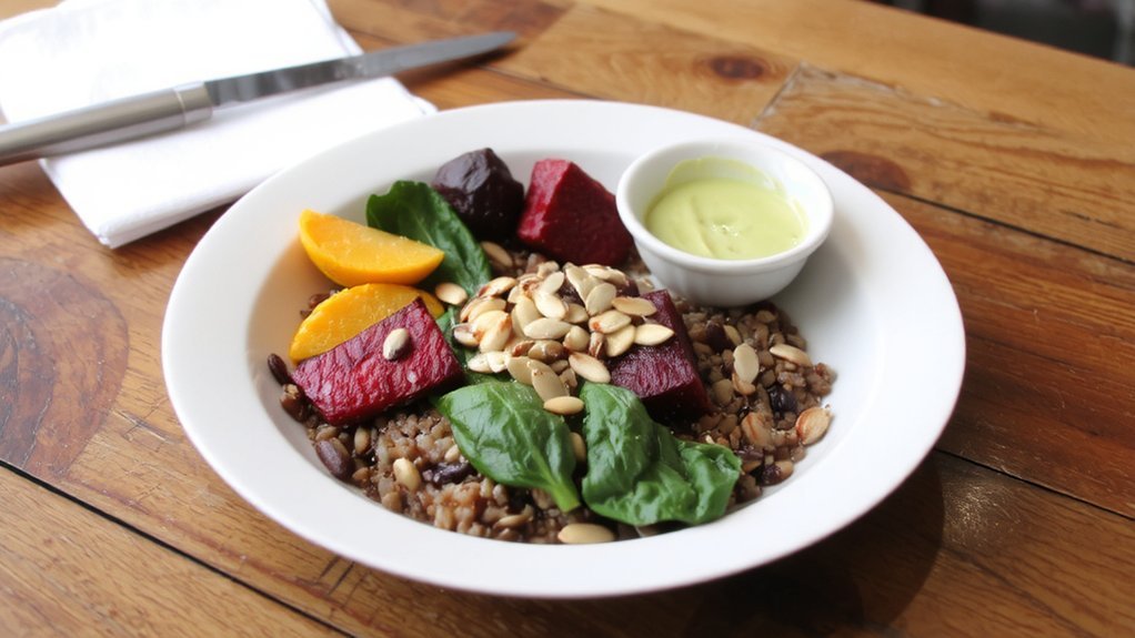 plant forward protein focused varied meals