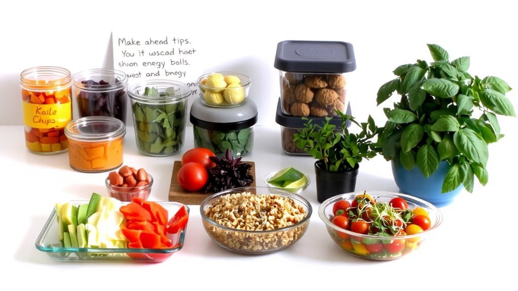 protein snacks and batch prep