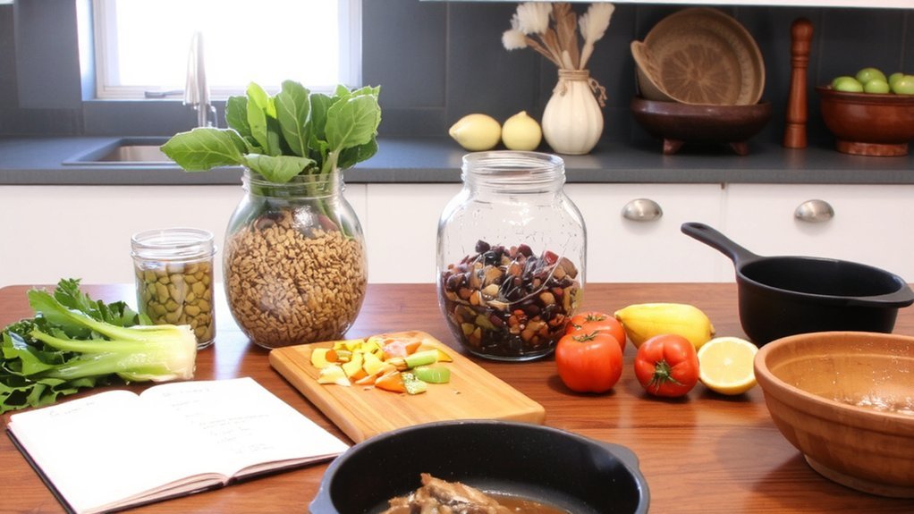 rotate pantry staples weekly