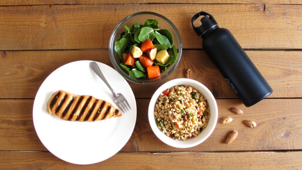 scale carbs protein calories