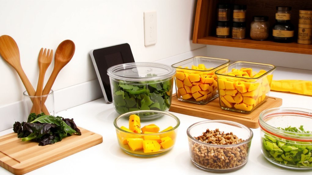 stackable containers and boards