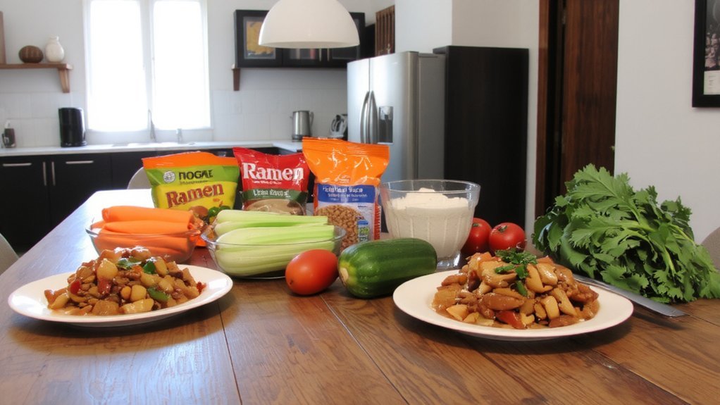 stretching staples into meals