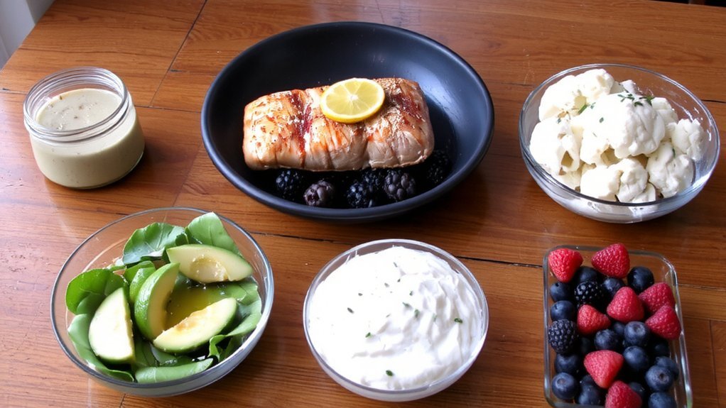 structured high fat keto day