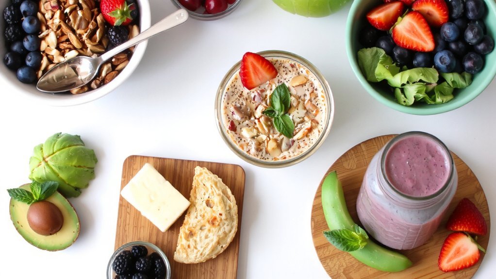 template based seasonal plant powered breakfasts