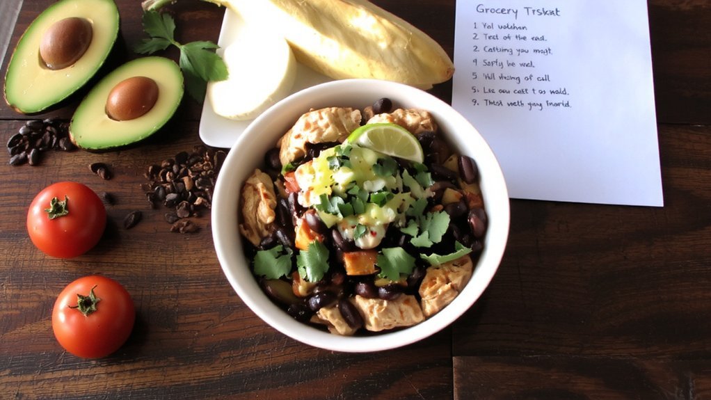 turkey black bean taco bowls