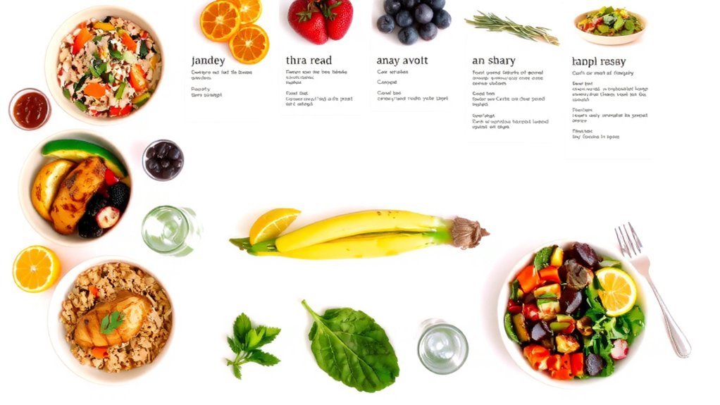 weekly themed meal templates